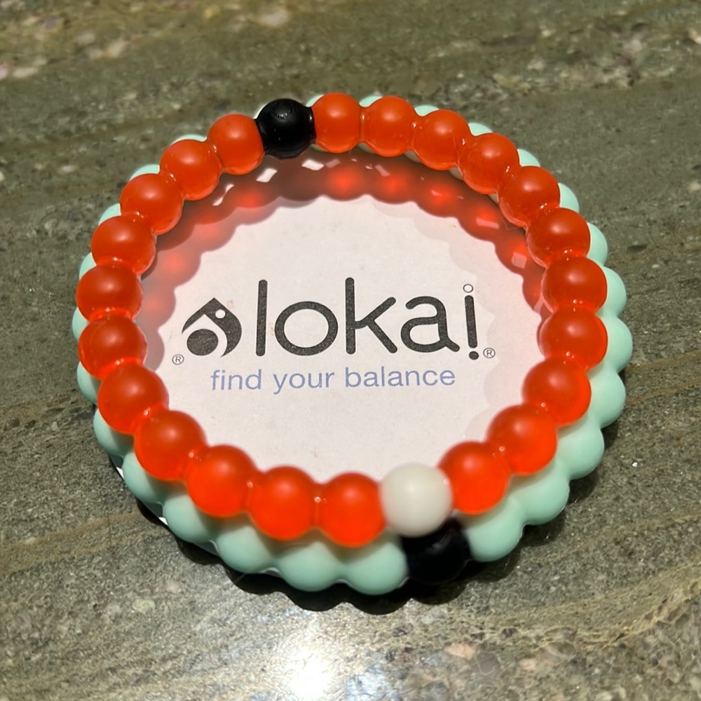 2 Lokai bracelets